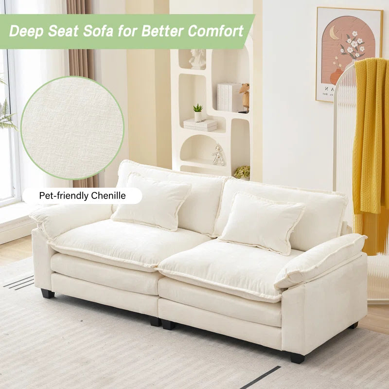 Comfy Cloud Couch Loveseat Sofa