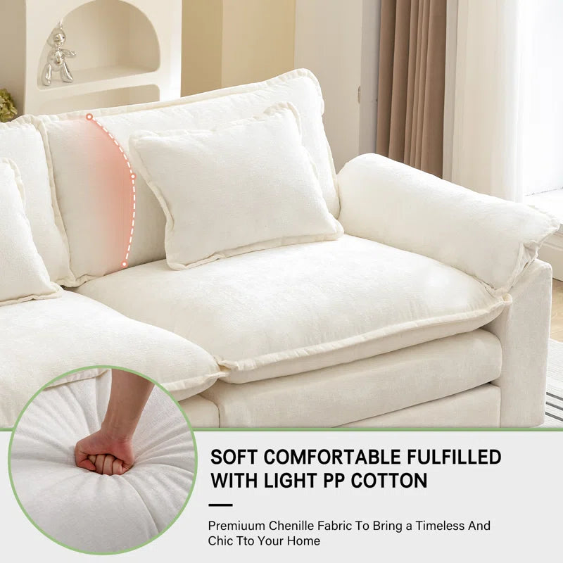 Comfy Cloud Couch Loveseat Sofa