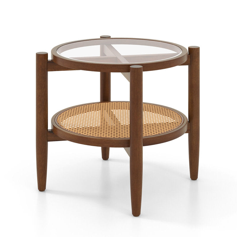 Sienna Rattan Accent Table