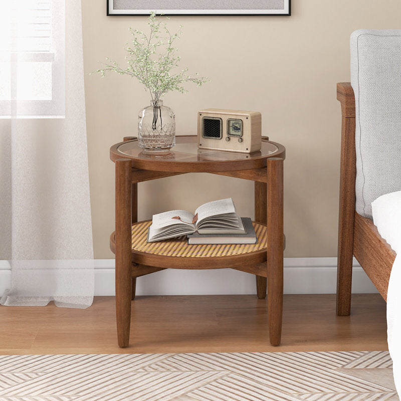 Sienna Rattan Accent Table