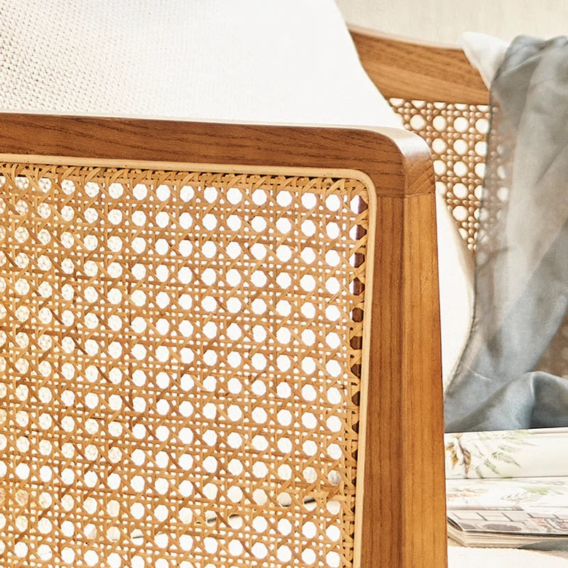 Mid-Century Modern Rattan Dining Chairs
