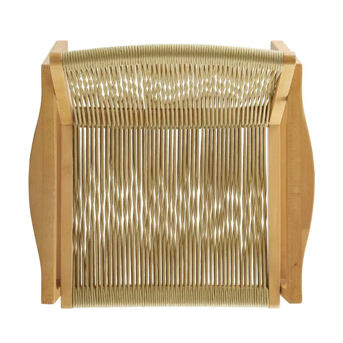 Natural Solid Teak Wood Rocking Chair