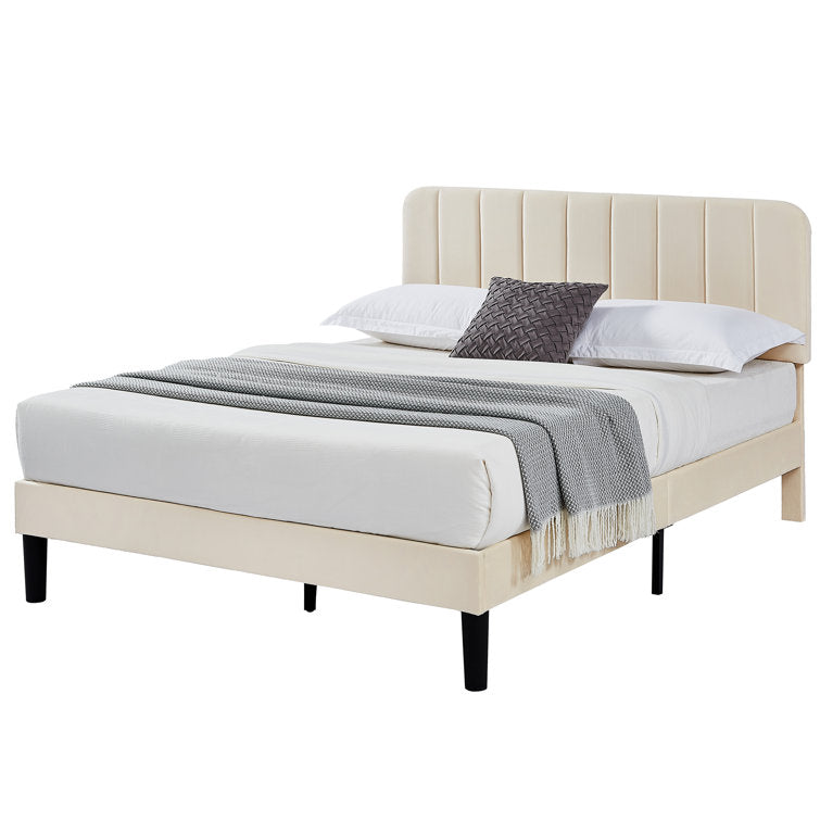 Evelyn Upholstered Platform Bed
