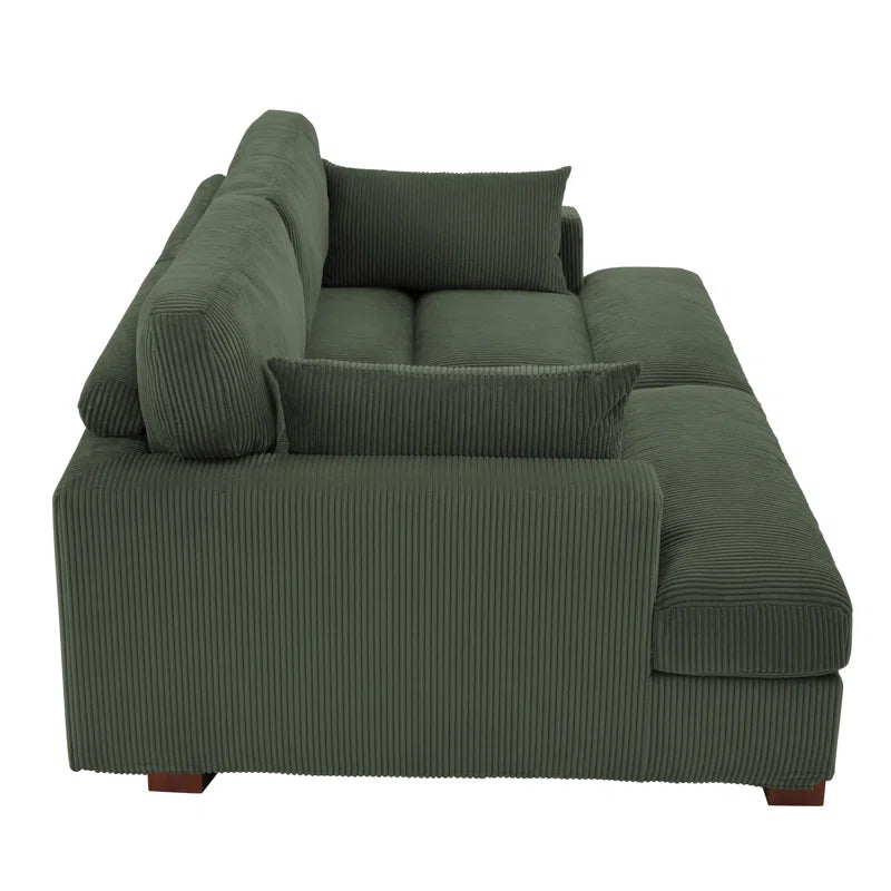 Recessed Arm Modern Sofa