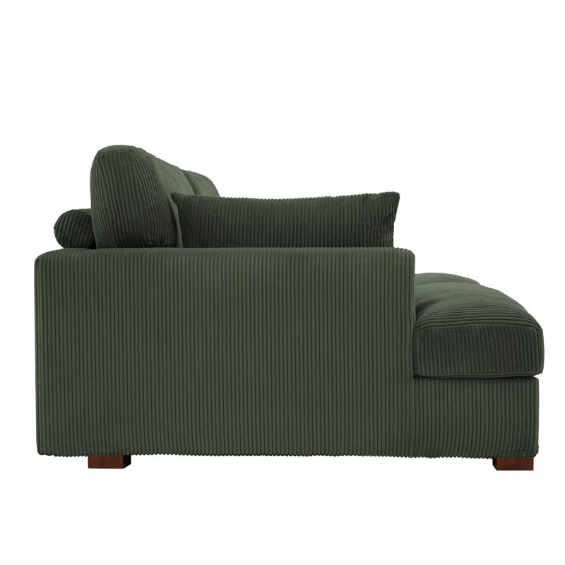 Recessed Arm Modern Sofa