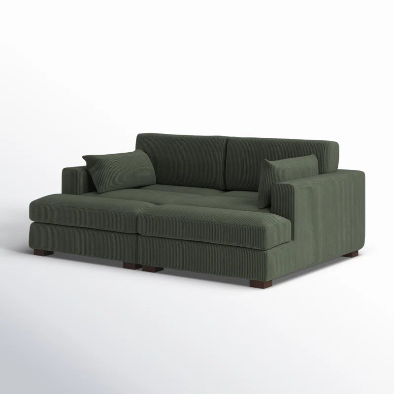 Recessed Arm Modern Sofa