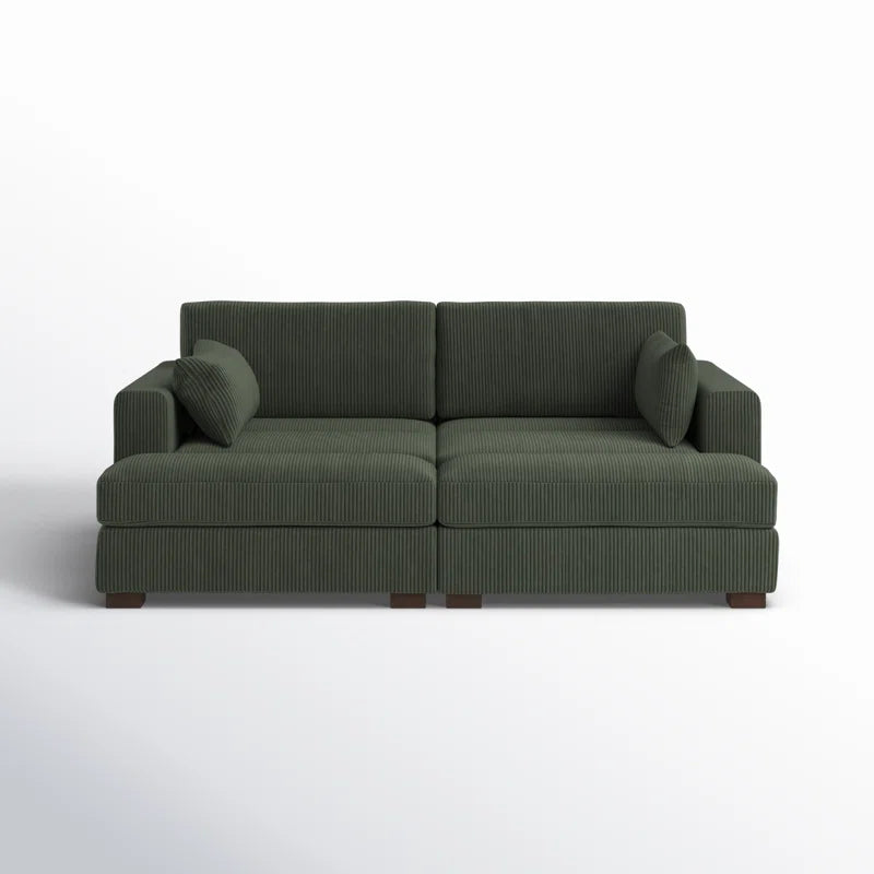Recessed Arm Modern Sofa