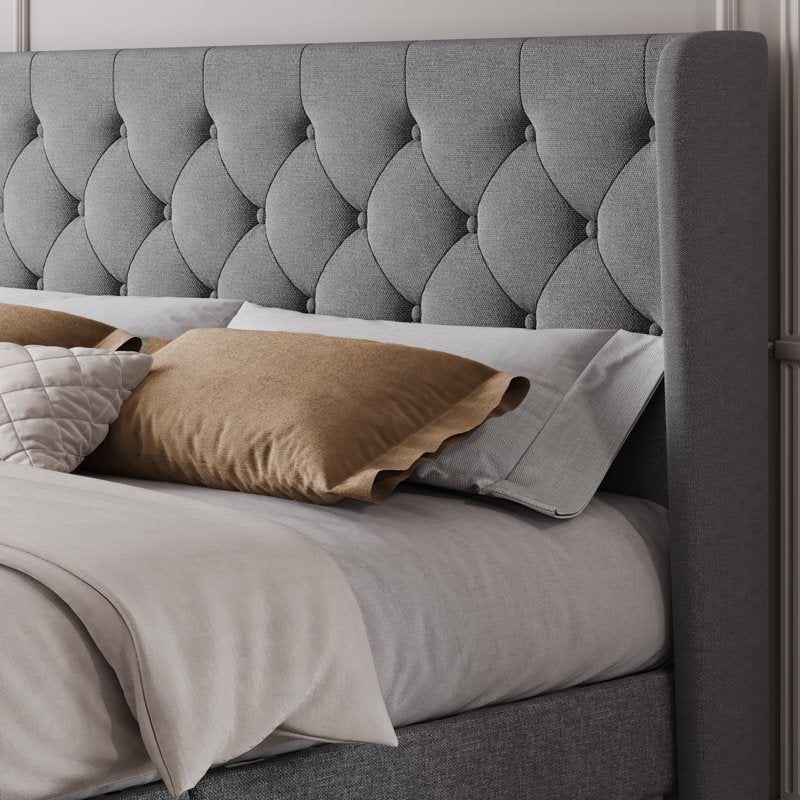 Camden Wingback Tufted Bed