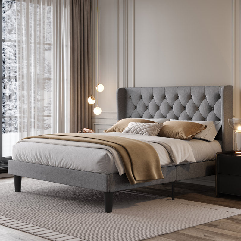 Camden Wingback Tufted Bed