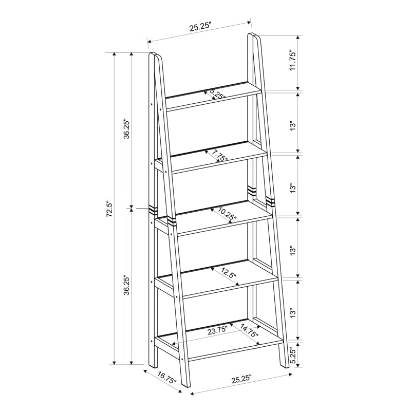 Black Ladder bookshelve