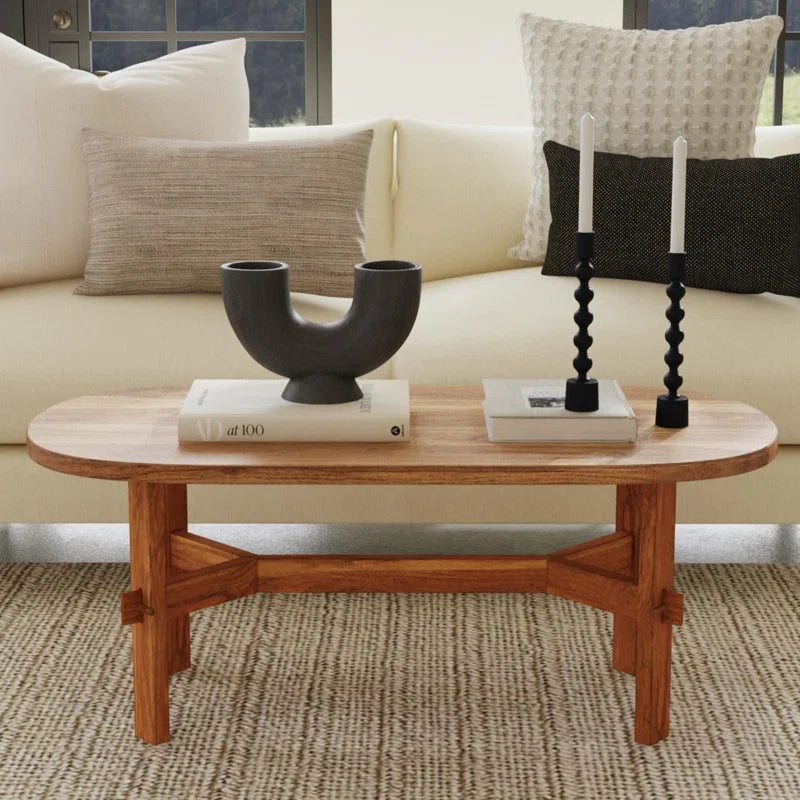 Teak Solid Wood Coffee Table