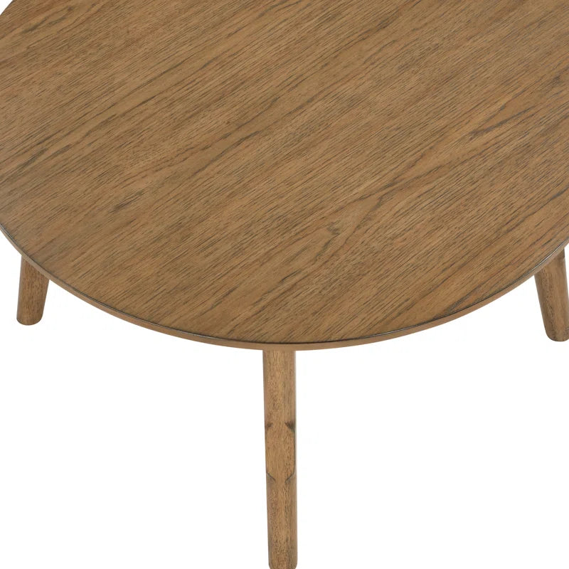 Bred 32" Round Solid Wood Coffee Table