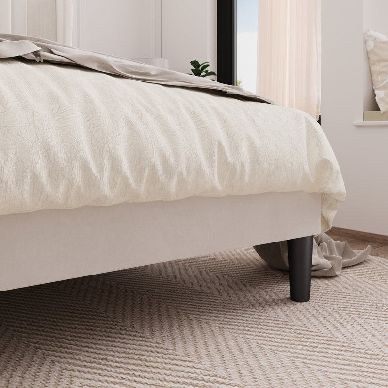 Tranquil Wingback Bed