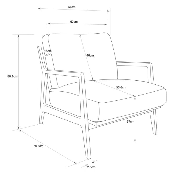Arkee Upholstered Armchair