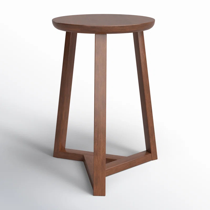 Classic Walnut Solid Wood End Table