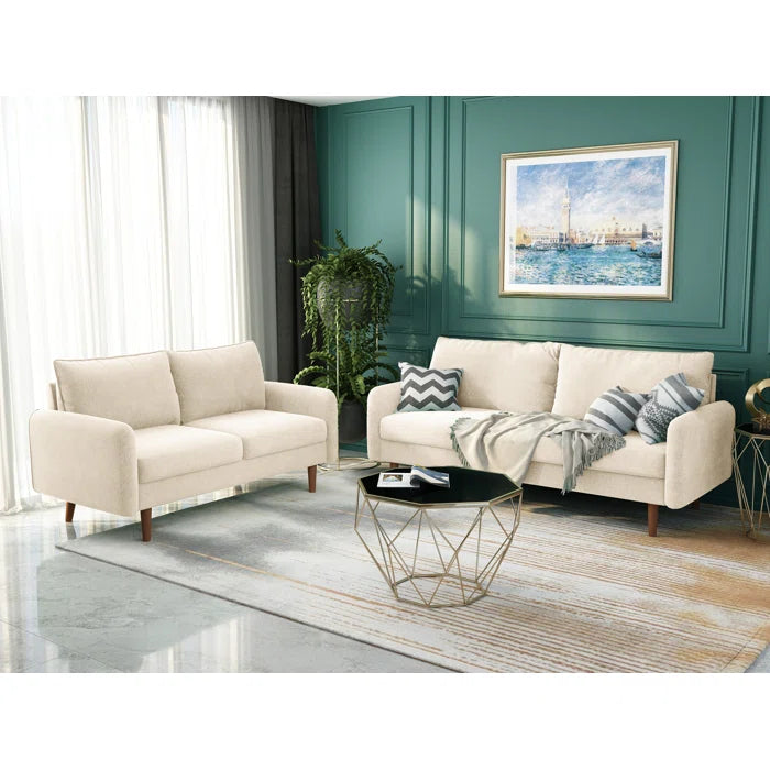 Goldenrod Upholstered Loveseat Sofa