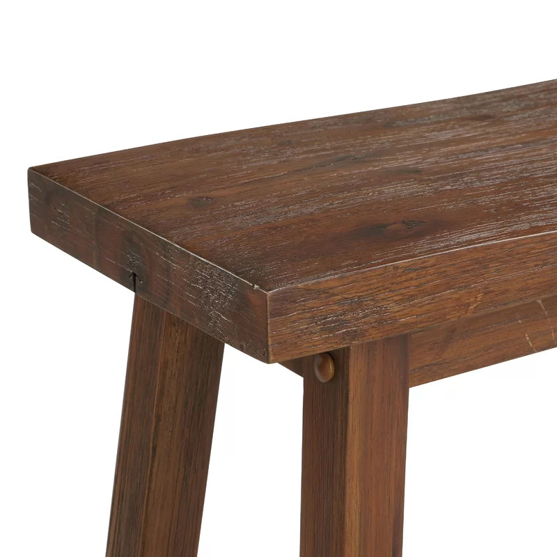 Colinn Rustic Wood Bench