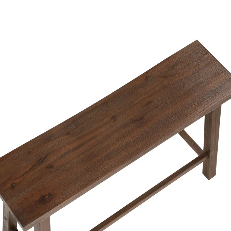 Colinn Rustic Wood Bench