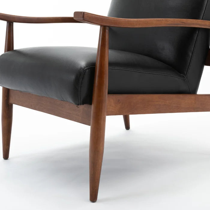 County Faux Leather Armchair