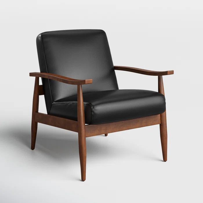 County Faux Leather Armchair