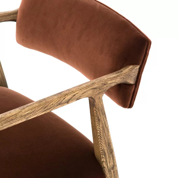 Cullin Velvet Upholestered Armchair
