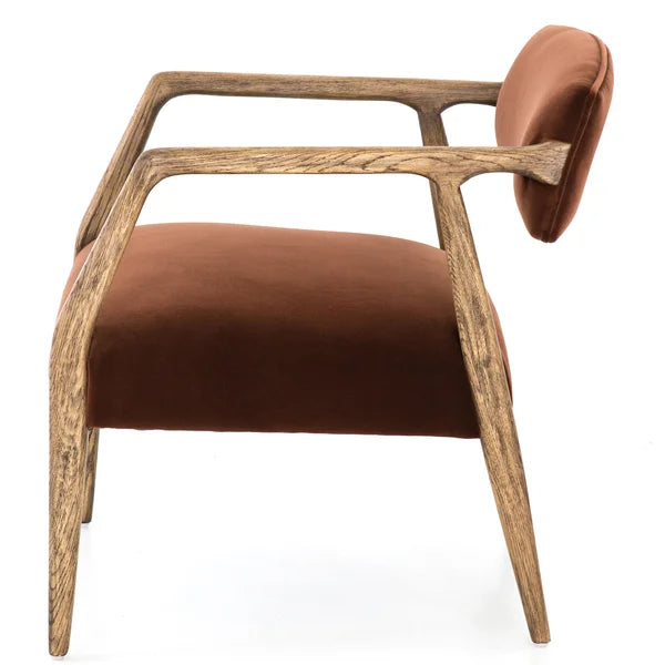 Cullin Velvet Upholestered Armchair