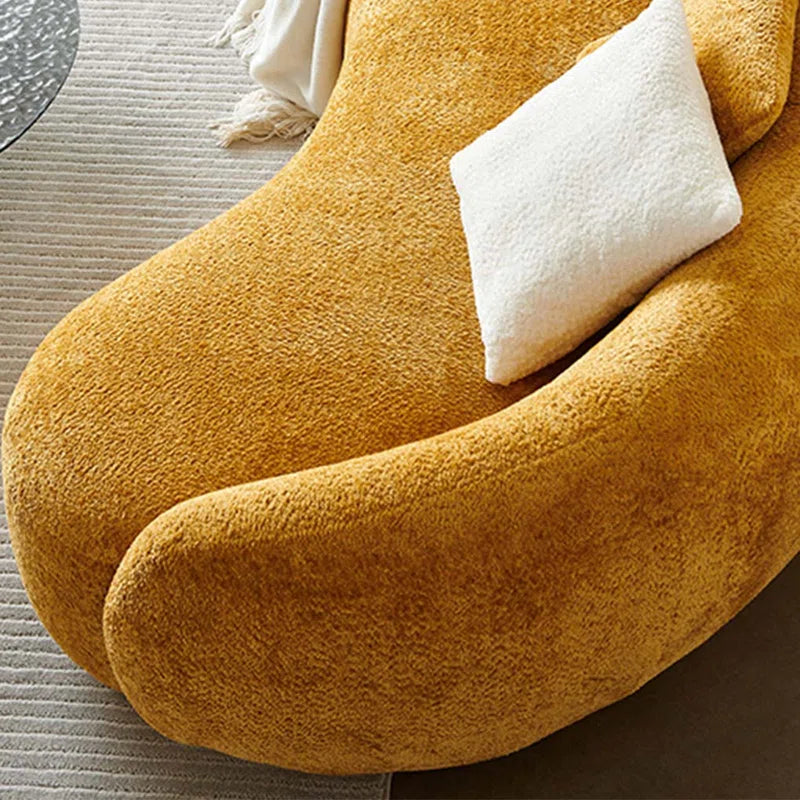 Modern Mininmal Curved Cashew Shaped Sofa