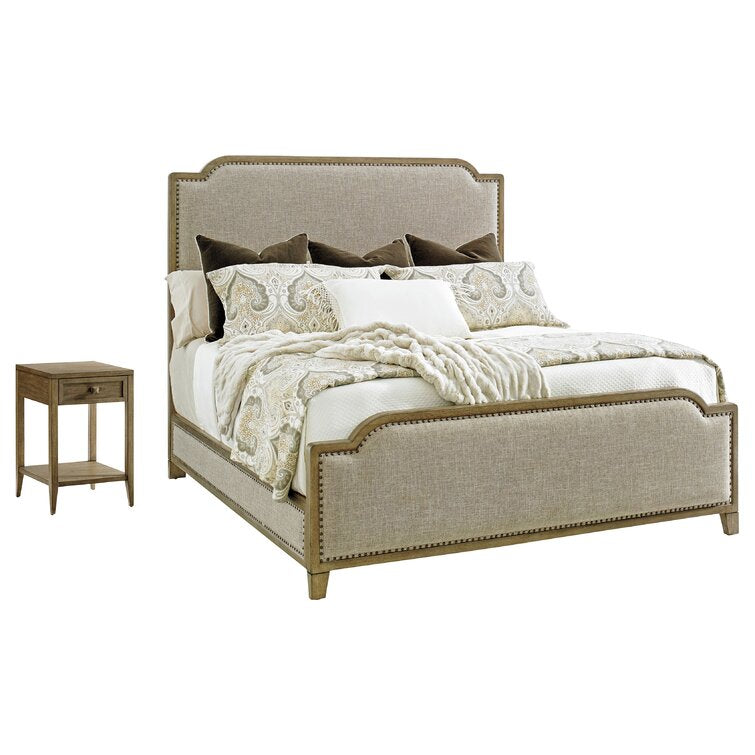 Ellsworth Nailhead Upholstered Bed