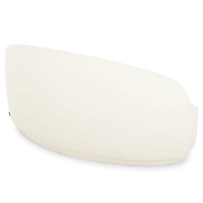 Modern Curve Boucle Upholstered Sofa