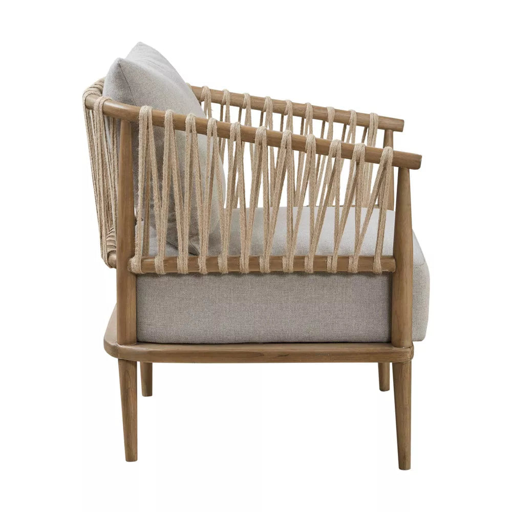 Freddy Natural Teak Accent Arm Chair