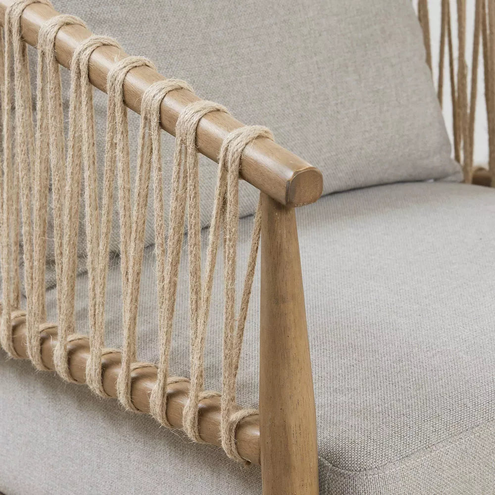 Freddy Natural Teak Accent Arm Chair