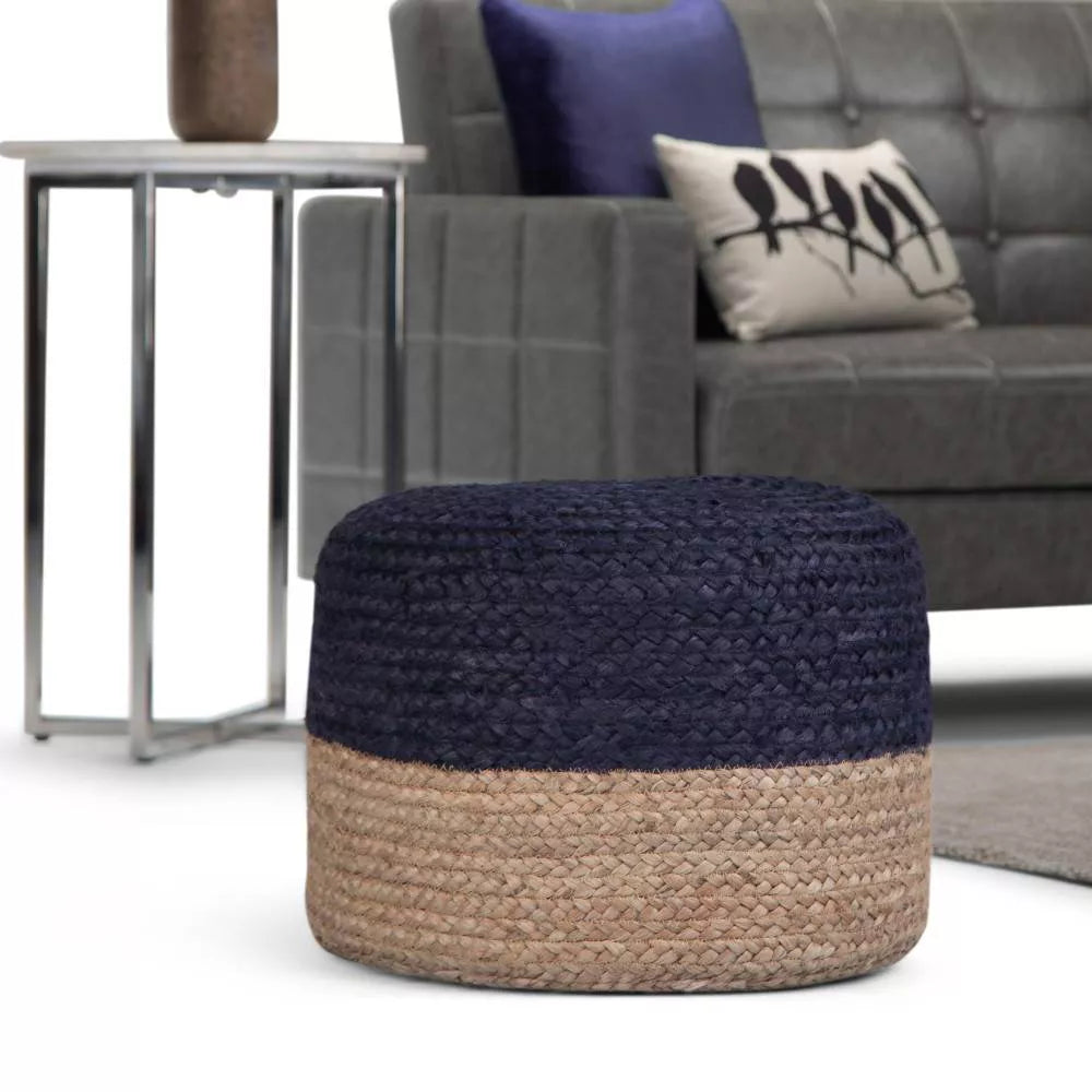 Herron Contemporary Round Pouf