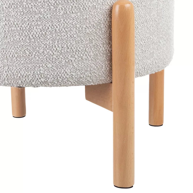 Lavish Storage Round Ottoman