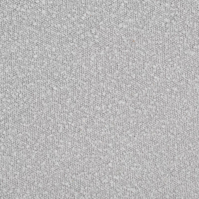 Finlay Boucle Fabric and Wood Ottoman