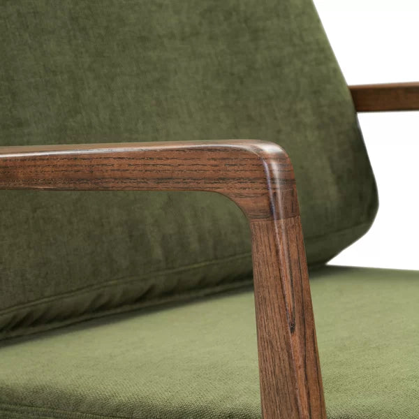 Rae Fabric Upholstered Lounge Armchair