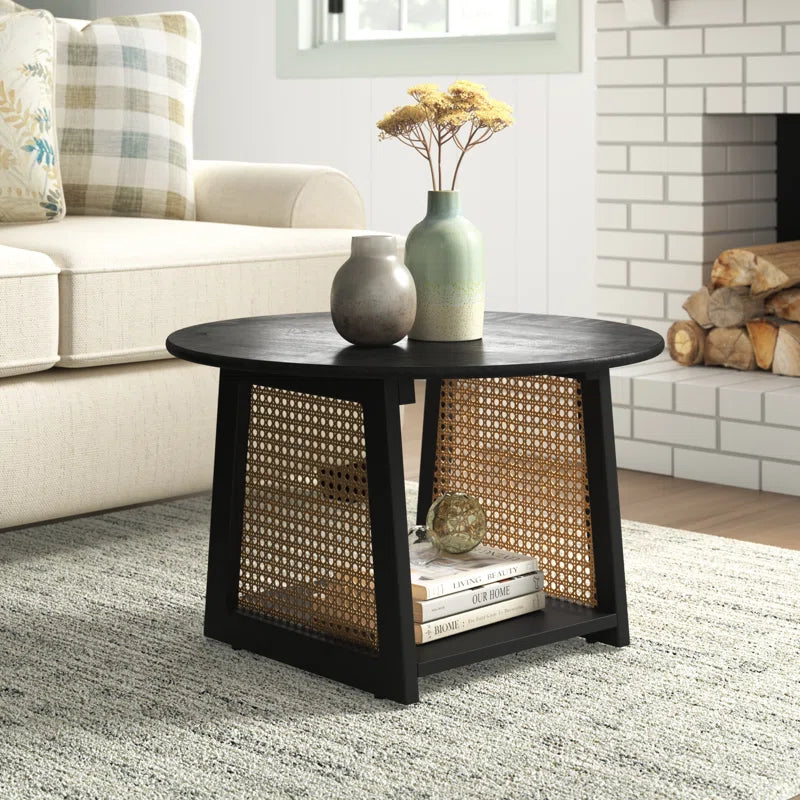 Accer Solid Wood Top Coffee Table