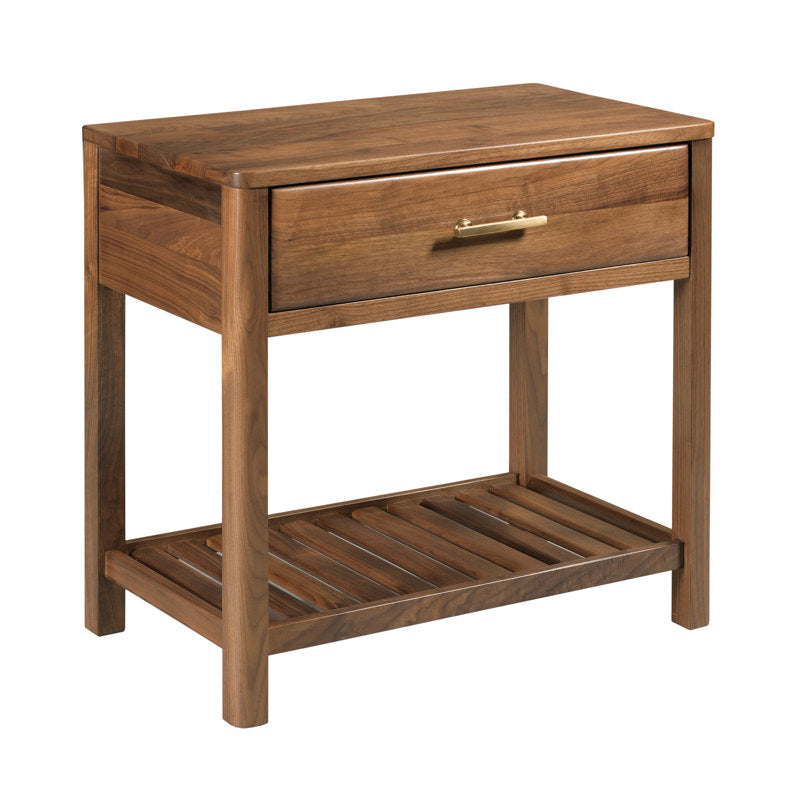Highland Teakwood Open Nightstand