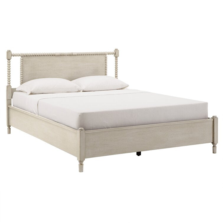 Rustic Charm Teakwood Platform Bed
