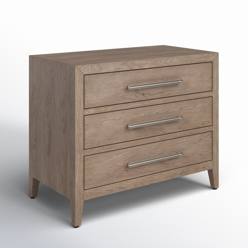 Luna 3-Drawer Nightstand