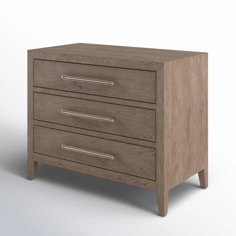 Luna 3-Drawer Nightstand