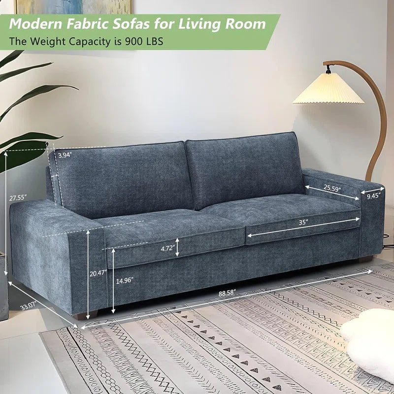 Modern Upholstered Sofa for Living Room
