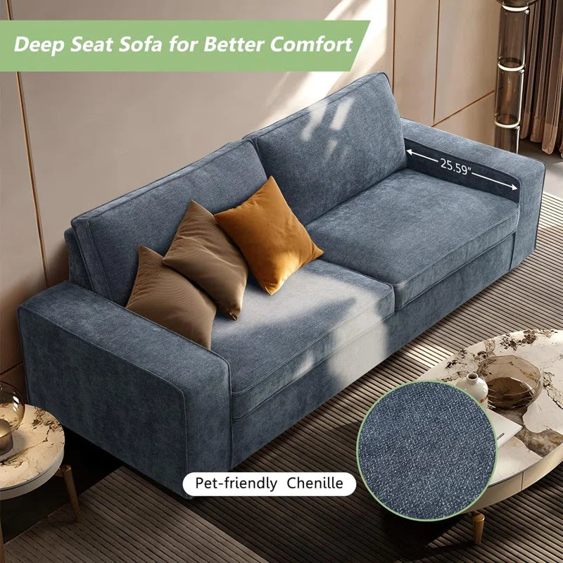 Modern Upholstered Sofa for Living Room