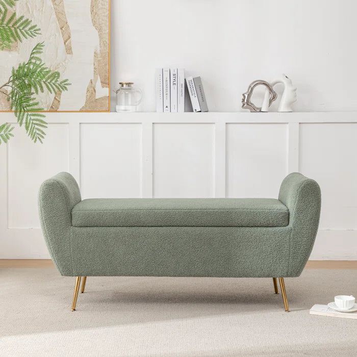 Ruby Upholstered Flip Top Storage Bench