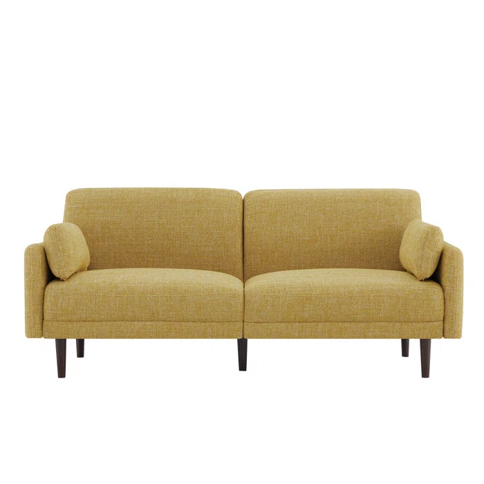 Mid-century Mustered Upholstered Sofa
