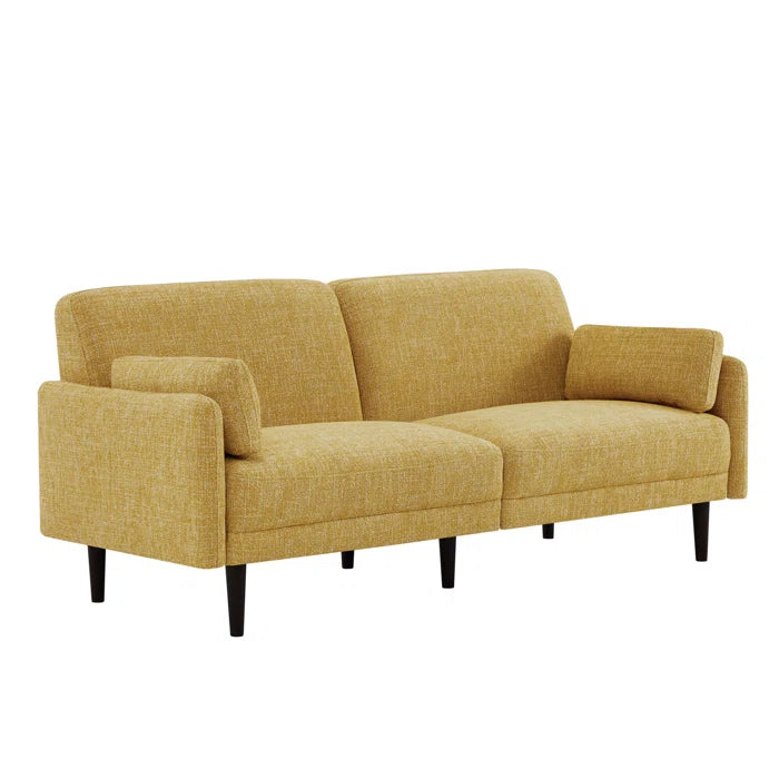 Mid-century Mustered Upholstered Sofa
