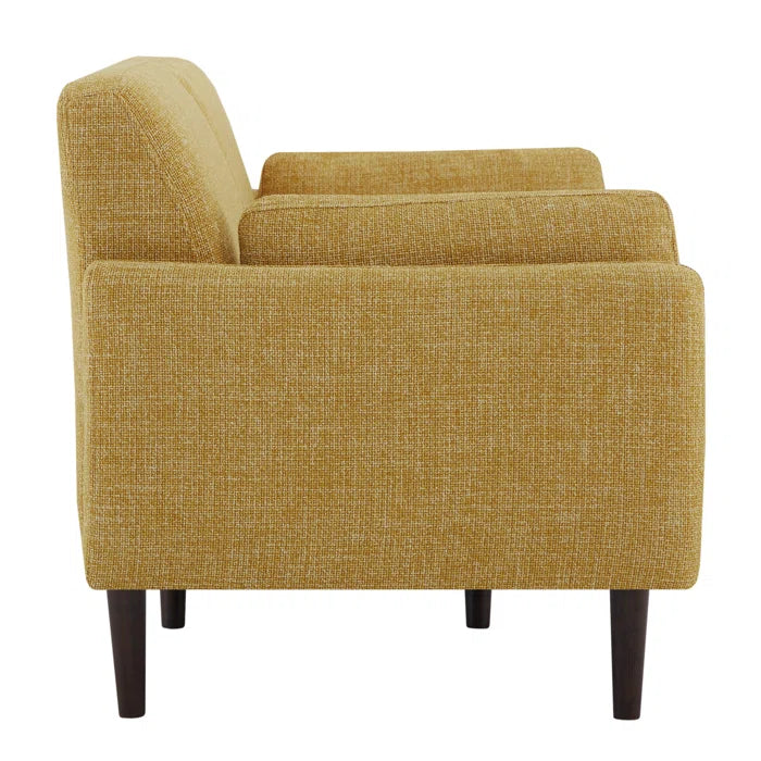 Mid-century Mustered Upholstered Sofa