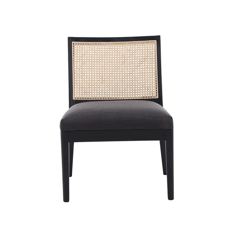 Charcoal Upholstered Side Chair