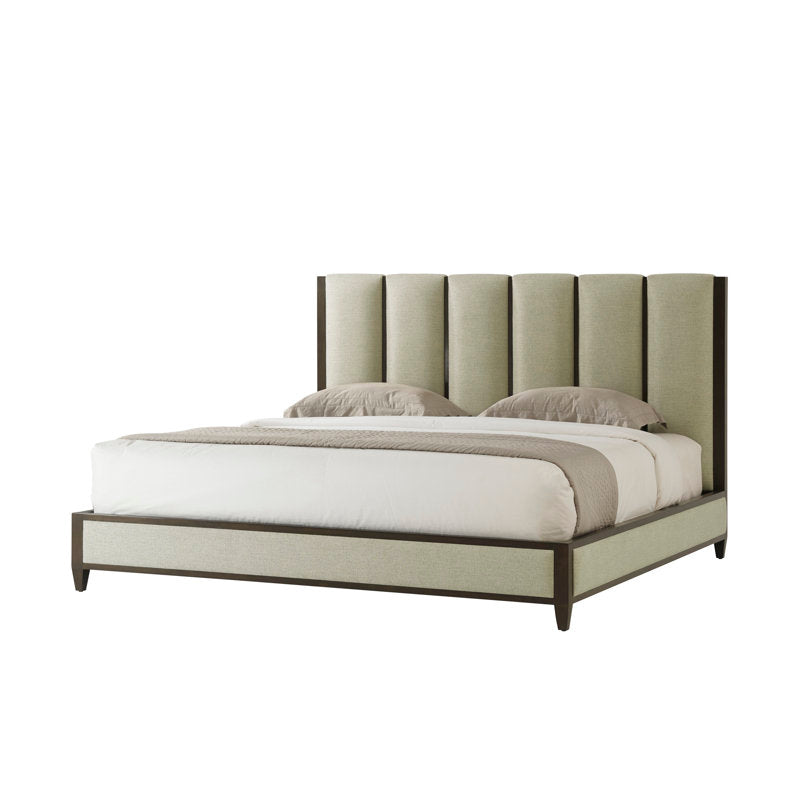 Varenna Channeled Upholstered Bed