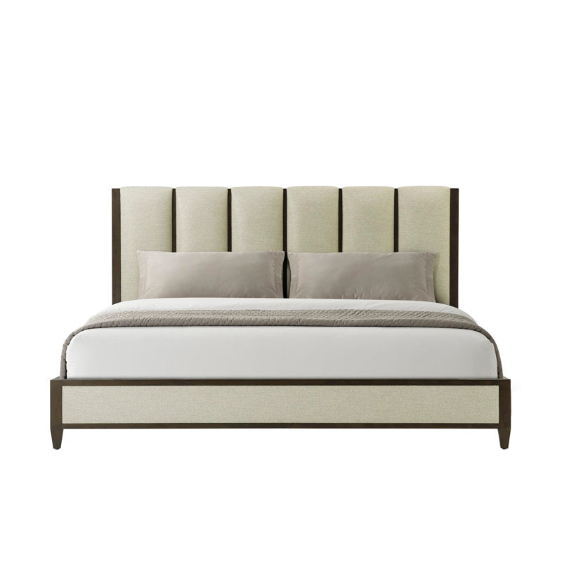 Varenna Channeled Upholstered Bed