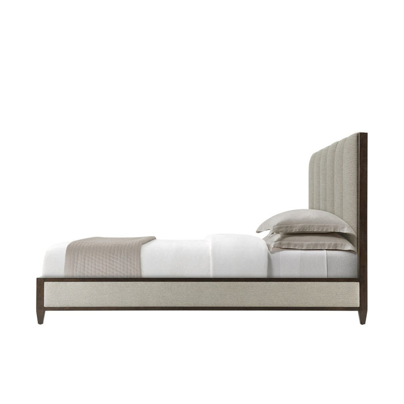 Varenna Channeled Upholstered Bed